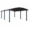 Image de Carport 18.2m² gris anthracite 701592