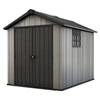Image de Abri jardin résine Brossium Oakland 759 - 6,6 m² - 229 x 287 x 242 cm - Gris brossé