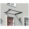 Image de Marquise transparente 94x150,5cm gris anthracite 704743