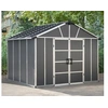 Image de Abris de jardin 7.9m² gris avec base 705160