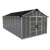 Image de Abri de jardin 11x21.3 pieds gris anthracite avec plancher 705724