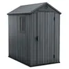 Image de Abri jardin resine - 2,2m2 - gris 12-633620