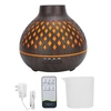 Image de Humidificateur d'Air + Diffuseur d'Arômes à Ultrasons 2 en 1 avec Lumière LED 400 ml