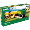 Image de Train des Animaux de la Ferme Ravensburger Jaune 270x150x50 mm 63.340.400