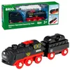 Image de BRIO World - Locomotive à Pile Vapeur - Train Jouet Enfant 3 Ans et Plus avec Effet Vapeur - Compatible Circuits Bois - 63388400 en occasion ou reconditionné