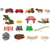 Image de Circuit de la Ferme et Locomotive à pile Ravensburger Rouge 450x120x390 mm 63.398.400