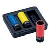 Image de Jeu de 3 douilles à chocs pour roues de 17, 19 et 21 mm BWSS12P3