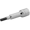 Image de Bahco Douille Longue à Embout Hexagonal Et Entraînement Carré De 1/4 Pouce Pour Vis à Tête Hexagonale Sous Blister 4 Mm