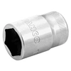 Image de Douilles carré conducteur 1/2'' avec profil hexagonal métrique et finition très polie 32 m