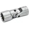 Image de Bahco Douille à 12 Pans Articulated Socket With 1/4'' Square With Bi-profile 9 Mm