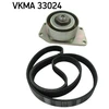 Image de Jeu De Courroies Trapézoïdales À Nervures Skf Vkma33024 Citroen;Peugeot