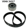 Image de Jeu De Courroies Trapézoïdales À Nervures Skf Vkma36017 Opel;Renault