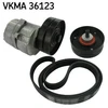 Image de Jeu De Courroies Trapézoïdales À Nervures Skf Vkma36123 Volvo