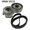 Image de Jeu De Courroies Trapézoïdales À Nervures Skf Vkma35215 Opel;Vauxhall