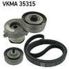 Image de Jeu De Courroies Trapézoïdales À Nervures Skf Vkma35315 Opel;Vauxhall