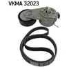Image de Jeu De Courroies Trapézoïdales À Nervures Skf Vkma32023 Abarth;Fiat