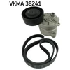 Image de Jeu De Courroies Trapézoïdales À Nervures Skf Vkma38241 Bmw