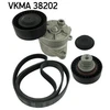 Image de Jeu De Courroies Trapézoïdales À Nervures Skf Vkma38202 Bmw