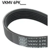 Image de Courroies D Accessoires Multi-V Skf Vkmv6pk1725 Alfa Romeo;Audi;Chevrolet;Citroen;Daewoo;Fiat;Opel;Peugeot;Saab;Vauxhall