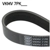 Image de Courroies D Accessoires Multi-V Skf Vkmv7pk1705 Honda;Kia;Nissan;Renault