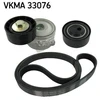 Image de Jeu De Courroies Trapézoïdales À Nervures Skf Vkma33076 Citroen;Peugeot