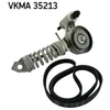 Image de Jeu De Courroies Trapézoïdales À Nervures Skf Vkma35213 Opel;Vauxhall