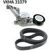 Image de Jeu De Courroies Trapézoïdales À Nervures Skf Vkma31079 Audi;Seat;Skoda;Volkswagen