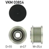 Image de Poulie Roue Libre, Alternateur Vkm 03814 Skf Skf Vkm03814 Mercedes-Benz