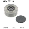 Image de Poulie Roue Libre, Alternateur Vkm 03114 Skf Skf Vkm03114 Volkswagen;Volvo