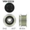 Image de Poulie Roue Libre, Alternateur Vkm 03116 Skf Skf Vkm03116 Audi;Seat;Skoda;Volkswagen