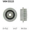 Image de Poulie Roue Libre, Alternateur Vkm 03115 Skf Skf Vkm03115 Volkswagen
