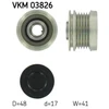 Image de Poulie Roue Libre, Alternateur Vkm 03826 Skf Skf Vkm03826 Mercedes-Benz;Mitsubishi;Smart