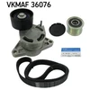 Image de Jeu De Courroies Trapézoïdales À Nervures Skf Vkmaf36076 Opel;Renault