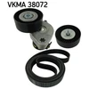 Image de Jeu De Courroies Trapézoïdales À Nervures Skf Vkma38072 Mercedes-Benz