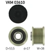 Image de Poulie Roue Libre, Alternateur Vkm 03610 Skf Skf Vkm03610 Dacia;Fiat;Mercedes-Benz;Nissan;Opel;Renault;Vauxhall