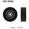 Image de Poulie Renvoi/Transmission, Courroie Trapézoïdale À Nervures Vkm 38206 Skf Skf Vkm38206 Bmw