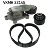 Image de Jeu De Courroies Trapézoïdales À Nervures Skf Vkma33145 Peugeot