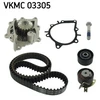 Image de Pompe À Eau + Kit De Courroie De Distribution Vkmc 03305 Skf Skf Vkmc03305 Citroen;Fiat;Ford;Jaguar;Lancia;Land Rover;Mitsubishi;Peugeot