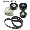 Image de Jeu De Courroies Trapézoïdales À Nervures Skf Vkma32236 Alfa Romeo;Fiat;Lancia