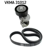 Image de Jeu De Courroies Trapézoïdales À Nervures Skf Vkma31012 Seat;Skoda;Volkswagen