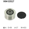 Image de Poulie Roue Libre, Alternateur Vkm 03517 Skf Skf Vkm03517 Chevrolet;Opel;Vauxhall