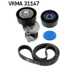 Image de Jeu De Courroies Trapézoïdales À Nervures Skf Vkma31147 Volkswagen
