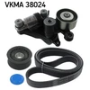 Image de Jeu De Courroies Trapézoïdales À Nervures Skf Vkma38024 Mercedes-Benz