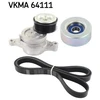 Image de Jeu De Courroies Trapézoïdales À Nervures Skf Vkma64111 Mazda