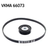 Image de Jeu De Courroies Trapézoïdales À Nervures Skf Vkma66073 Opel;Suzuki;Vauxhall