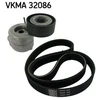 Image de Jeu De Courroies Trapézoïdales À Nervures Skf Vkma32086 Alfa Romeo;Fiat