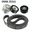 Image de Jeu De Courroies Trapézoïdales À Nervures Skf Vkma35341 Chevrolet;Opel;Vauxhall