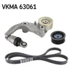Image de Jeu De Courroies Trapézoïdales À Nervures Skf Vkma63061 Honda