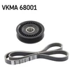 Image de Jeu De Courroies Trapézoïdales À Nervures Skf Vkma68001 Subaru