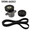 Image de Jeu De Courroies Trapézoïdales À Nervures Skf Vkma66063 Suzuki